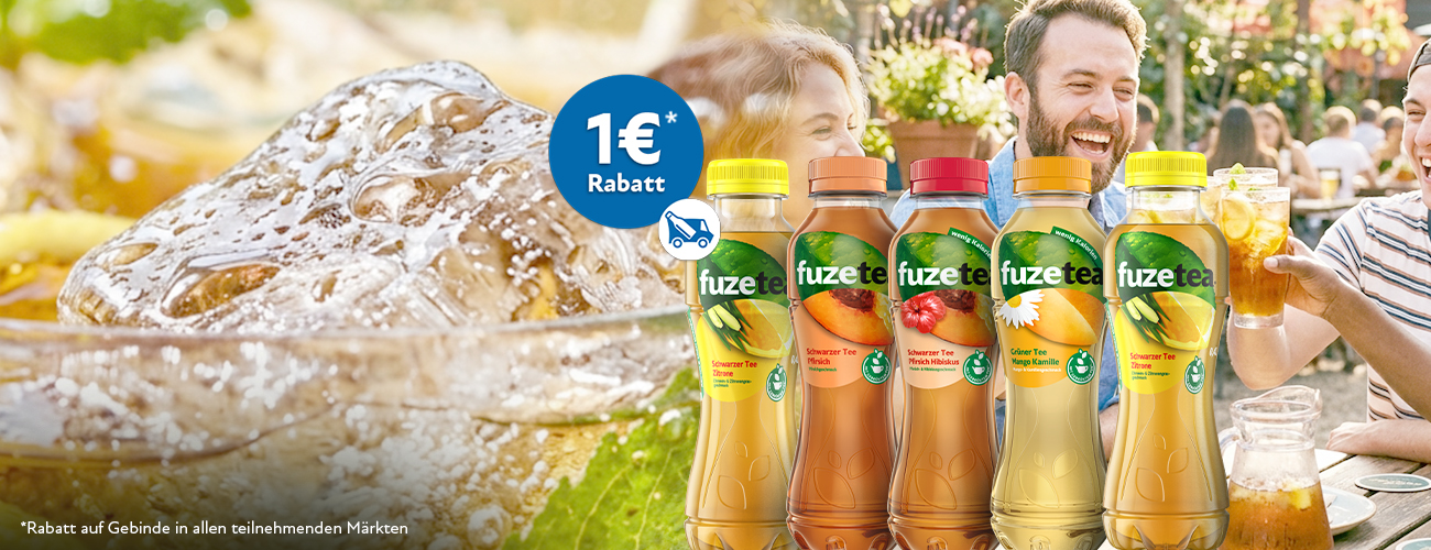 Fuze Tea Rabattaktion 1 Euro - KW 32 und 33 in 2026